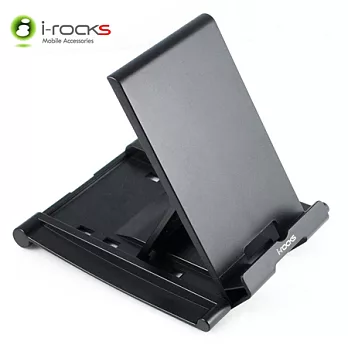 i-rocks iPad/平板電腦/智慧手機 折疊立架 (黑)