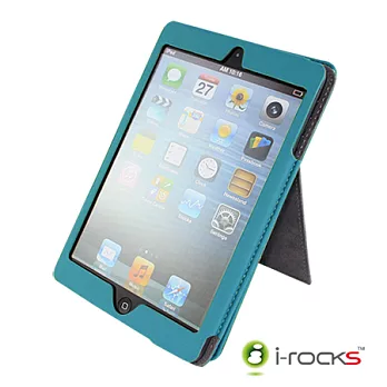 i-rocks iPad mini with Retina display專用皮革保護皮套(藍)