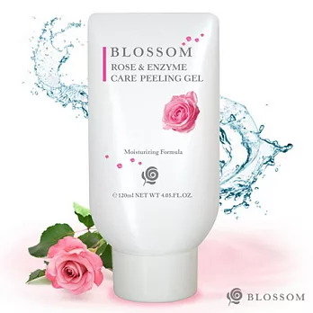 BLOSSOM 玫瑰植萃保濕修護酵素去角質凝膠 (120ML/瓶)