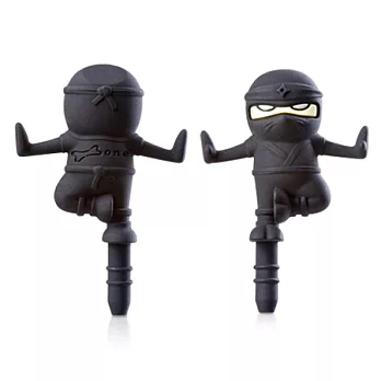 Bone / Yoga Ninja 瑜珈忍者觸控耳機塞-黑黑