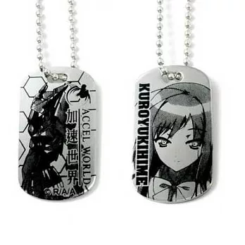 加速世界-鐵牌項鍊(潮人)A款(雪+黑機器人)