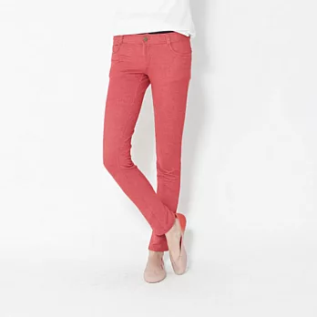 Jerry低腰牛仔針織褲 / 紅M紅