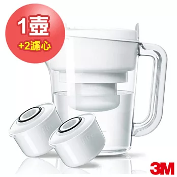 【3M】經典款即淨長效濾水壺WP3000 (1壺+2濾心)