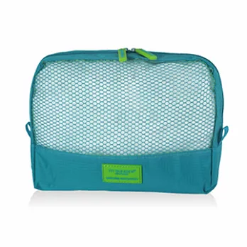 M Square 多功能網格收納袋 L水藍