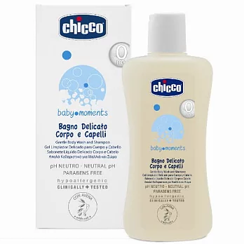 【chicco】寶貝嬰兒溫和洗髮/沐浴露(初生寶寶專用)-200ml