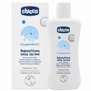 【chicco】寶貝嬰兒潤膚泡泡浴露-溫和不流淚配方(200ml)