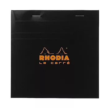 Rhodia 經典黑方型筆記本 (14.8x14.8cm)(方眼)