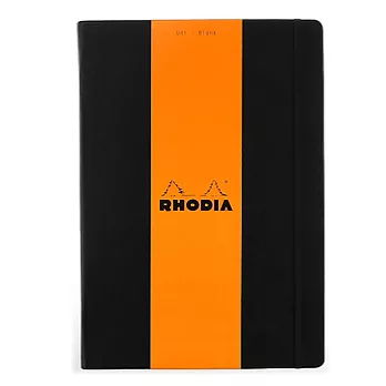 Rhodia 經典黑高階筆記本(A4)(21x29.7cm)(空白/象牙色)