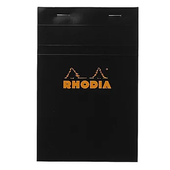 Rhodia 經典黑筆記本 No.10(5.2x7.5cm)(方眼)