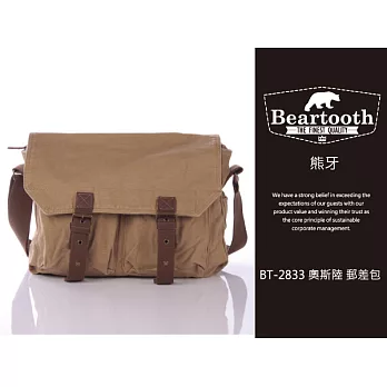 Beartooth熊牙 BT-2833 奧斯陸 郵差包-卡其色