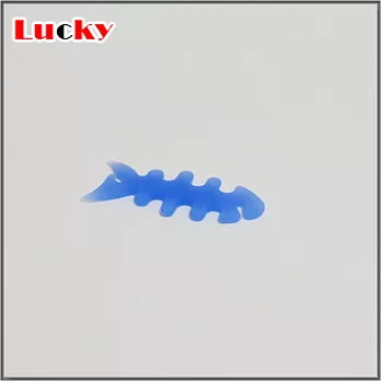 超實用魚骨型線材繞線器（藍色）