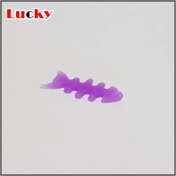 超實用魚骨型線材繞線器（紫色）