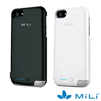 MiLi Power Spring5 iPhone5輕薄背蓋式行動電源2200mAh(lightning適用)白色
