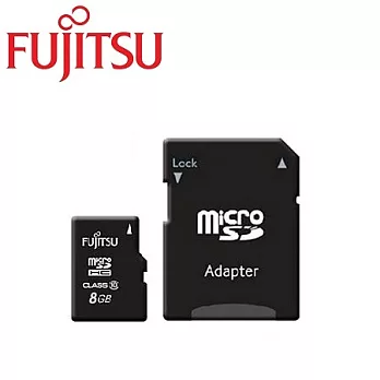 Fujitsu 富士通 microSD 8GB class10 高速記憶卡