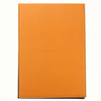 Rhodia 經典橘筆記本套(9.5x13cm)(內附No.12方眼筆記本)