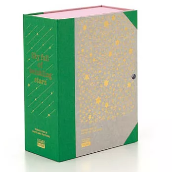 MIDORI HF書本造型收納盒＜S＞閃亮之星