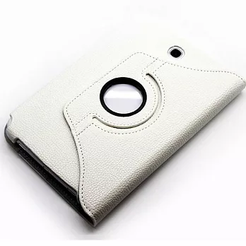 Samsung Galaxy Note 8 (N5110/N5100) 專用 旋轉式 荔枝紋皮套科技白