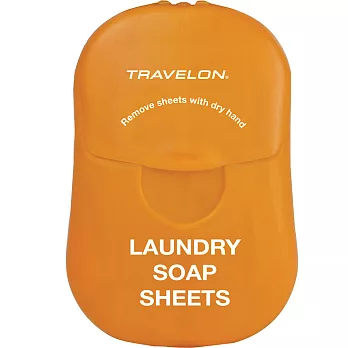 《TRAVELON》衣物旅用皂紙(橘)