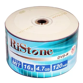 RiStone 日本版 A+ DVD-R 16X 4.7GB 光碟燒錄片x 100P裸裝