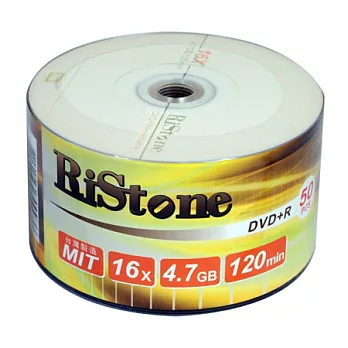 RiStone 日本版 A+ DVD+R 16X 4.7GB 光碟燒錄片x 100P裸裝