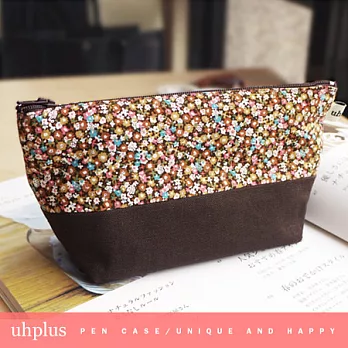 uhplus 寬底收納筆袋系列- 普羅旺斯．夏季花田