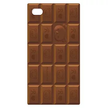 San-X 懶熊 iPhone 4(4S)橡膠保護殼。磚塊巧克力 (咖啡)