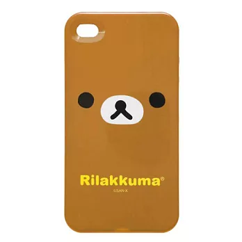 San-X 懶熊表情系列 iPhone4 保護殼-懶熊