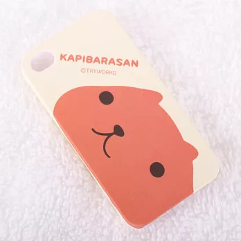 Kapibarasan 水豚君iPhone4/4S保護套。明星臉。米