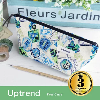 Uptrend/3 Layers˙Traffic signals寬底筆袋