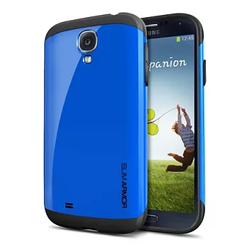 SGP SAMSUNG GALAXY S4 Slim ARMOR 雙層護盾式保護殼海洋藍