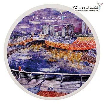 榴小妞台灣景點陶瓷杯墊-高雄11(E020211)