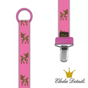 【瑞典ELODIE DETAILS】時尚安撫奶嘴鍊夾小鹿斑比