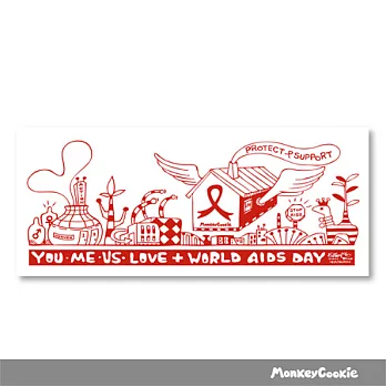 「MonkeyCookie」彩卡明信片- 愛之卡