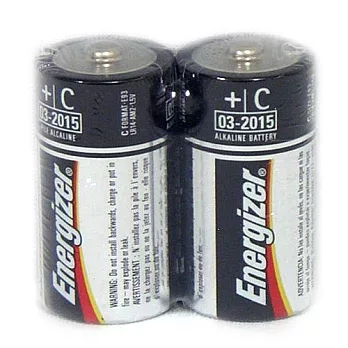 Energizer勁量鹼性電池2號電池C電池(收縮2入)