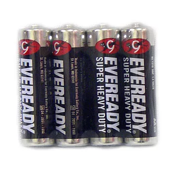 EVEREADY永備3號AA碳鋅電池(收縮4入)