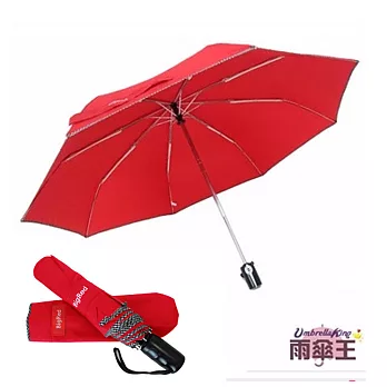 【雨傘王】BigRed隊長-紅色☆防潑水 超防風 自開收