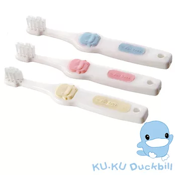 【KU.KU酷咕鴨】幼兒造型牙刷-3入( 1-3歲 )　