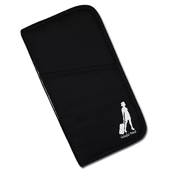 《旅行玩家》多功能精巧護照夾黑色