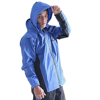 BrightDay風雨衣兩件式 - 蜜絲絨休閒款2XL率性藍