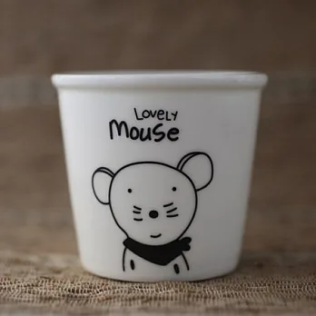 可愛鼠陶器布丁杯‧彩虹森林
