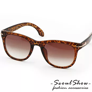 【Seoul Show】引領潮流　漸層色調太陽眼鏡 (2011豹紋)