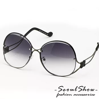 【Seoul Show】漫步巴黎　漸層色調太陽眼鏡(3005 黑色)