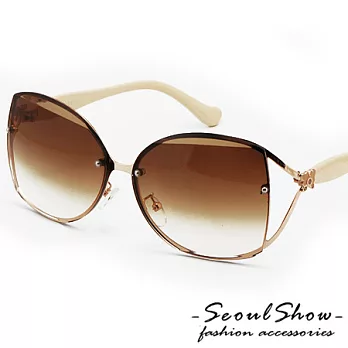 【Seoul Show】花園夢境　漸層色調太陽眼鏡(3007 象牙)