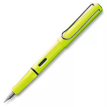 LAMY safari 狩獵系列限量鋼筆-螢光黃(F尖)