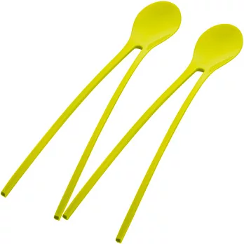 《KOZIOL》輕巧筷匙(綠2入)