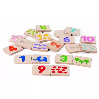 《PLAN TOYS》學齡前積木- PLANWOOD數字1-10