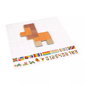 《PLAN TOYS》學齡前積木- PLANWOOD彩色拼板