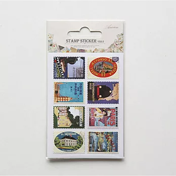 Ancien復古郵票貼V2_03 Poster