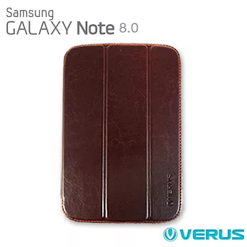 VERUS Samsung Galaxy Note 8.0 layered dandy側掀皮套咖啡色