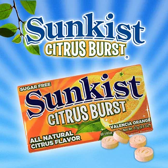 Sunkist 風味水果糖-瓦倫香橙